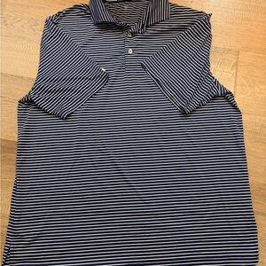 Men’s Large Striped RLX Polo Golf Shirt